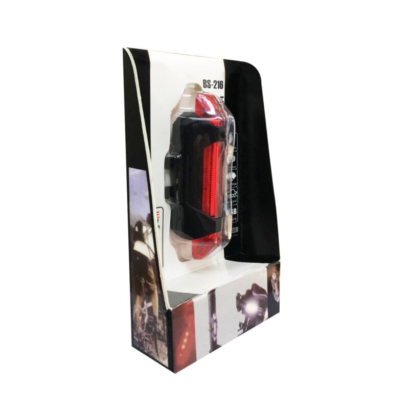 luz led para bicicletas con carga usb, a prueba de lluvia, cuatro modos. — vista 6