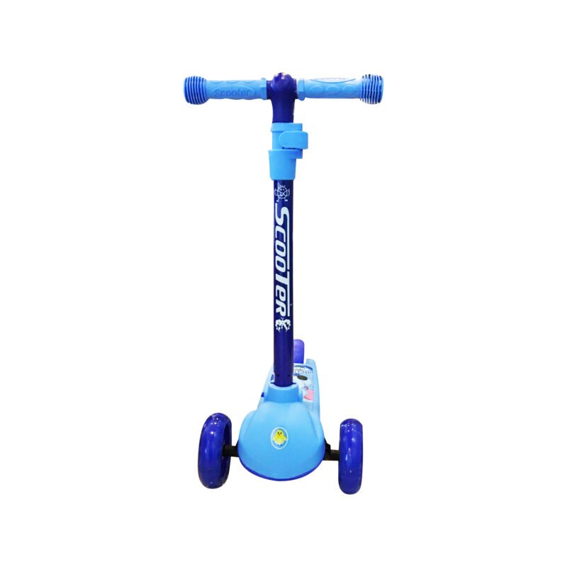 scooter 3 ruedas con luz, soporte maximo 80kl, facil de usar, blue — vista 2
