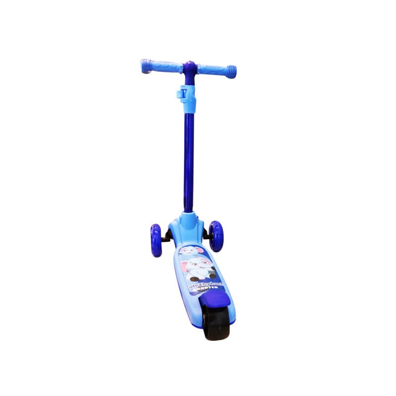 scooter 3 ruedas con luz, soporte maximo 80kl, facil de usar, blue — vista 3