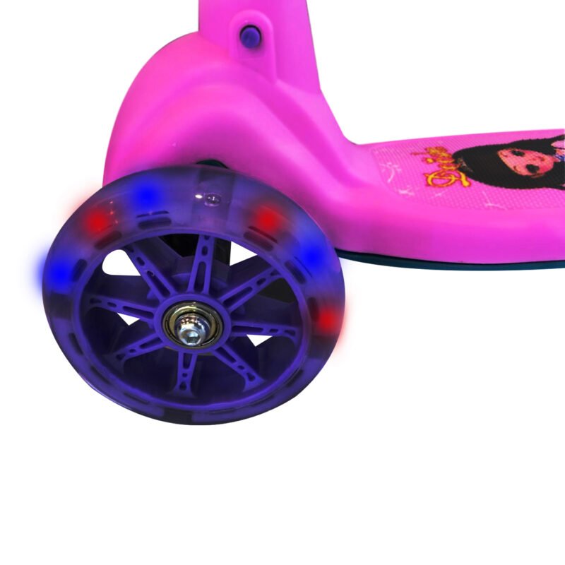 scooter 3 ruedas con luz, purple — vista 4