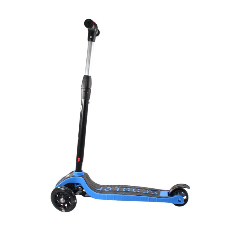 scooter 3 ruedas con luz, soporte maximo 80kl, facil de usar, blue — vista 2