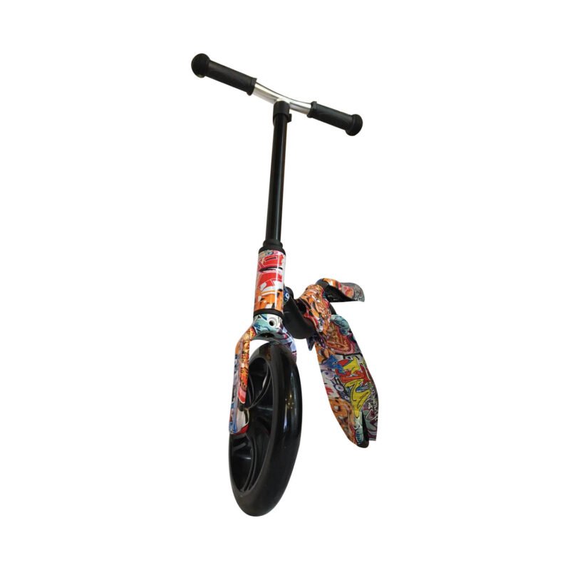 scooter monopatin 2 ruedas altura ajustable con asiento 2 en 1, manillas antideslizantes — vista 2