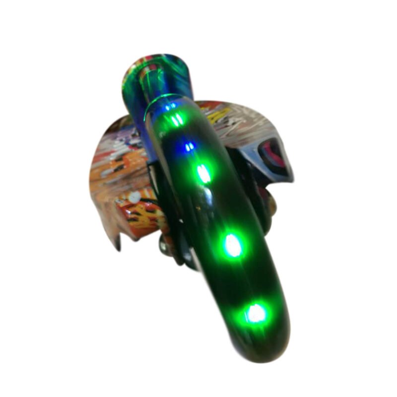 scooter monopatin 2 ruedas altura ajustable con asiento 2 en 1, manillas antideslizantes — vista 4
