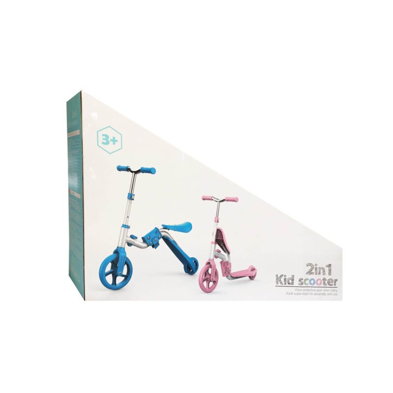 scooter monopatin 2 ruedas altura ajustable con asiento 2 en 1, manillas antideslizantes — vista 8