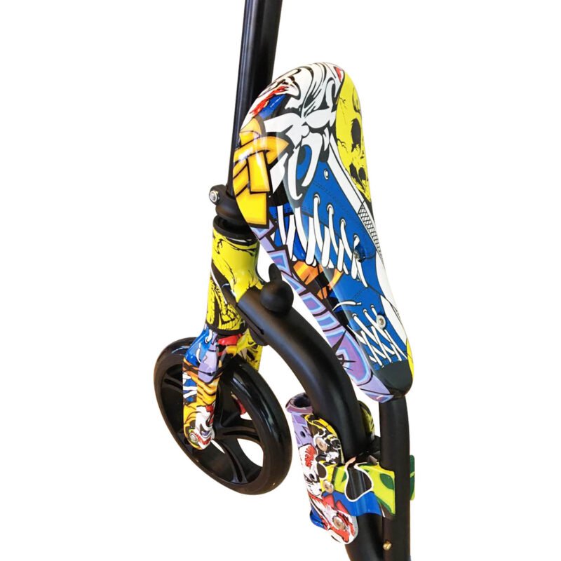 scooter monopatin 2 ruedas altura ajustable con asiento 2 en 1, manillas antideslizantes — vista 7