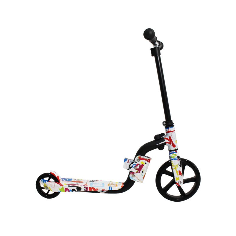 scooter monopatin 2 ruedas altura ajustable con asiento 2 en 1, manillas antideslizantes — vista 4