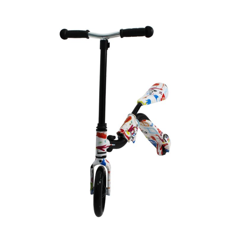 scooter monopatin 2 ruedas altura ajustable con asiento 2 en 1, manillas antideslizantes — vista 6