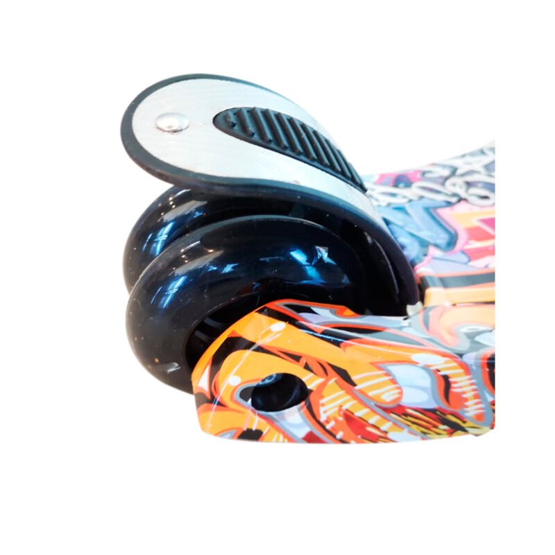scooter 4 ruedas con luz, diseÑo, manillas de gomas para mejorar agarre — vista 4