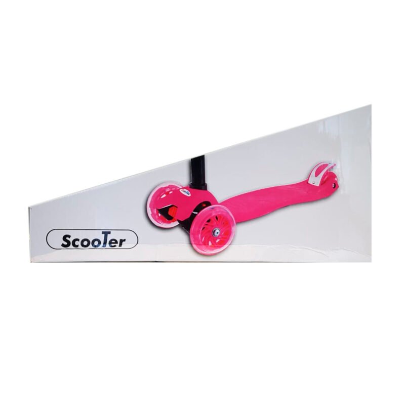 scooter 4 ruedas con luz, diseÑo, manillas de gomas para mejorar agarre — vista 5