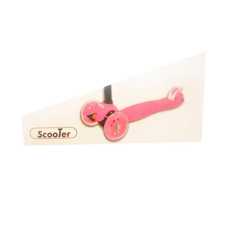 scooter 4 ruedas con luz, diseÑo, manillas de gomas para mejorar agarre — vista 3