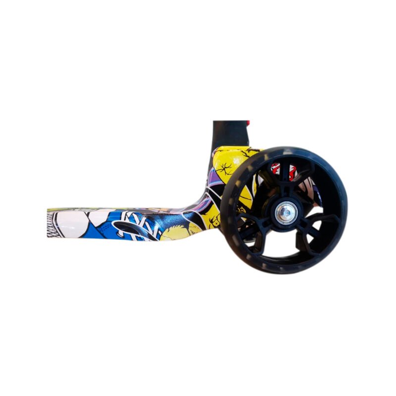 scooter 4 ruedas con luz, diseÑo, manillas de gomas para mejorar agarre — vista 3