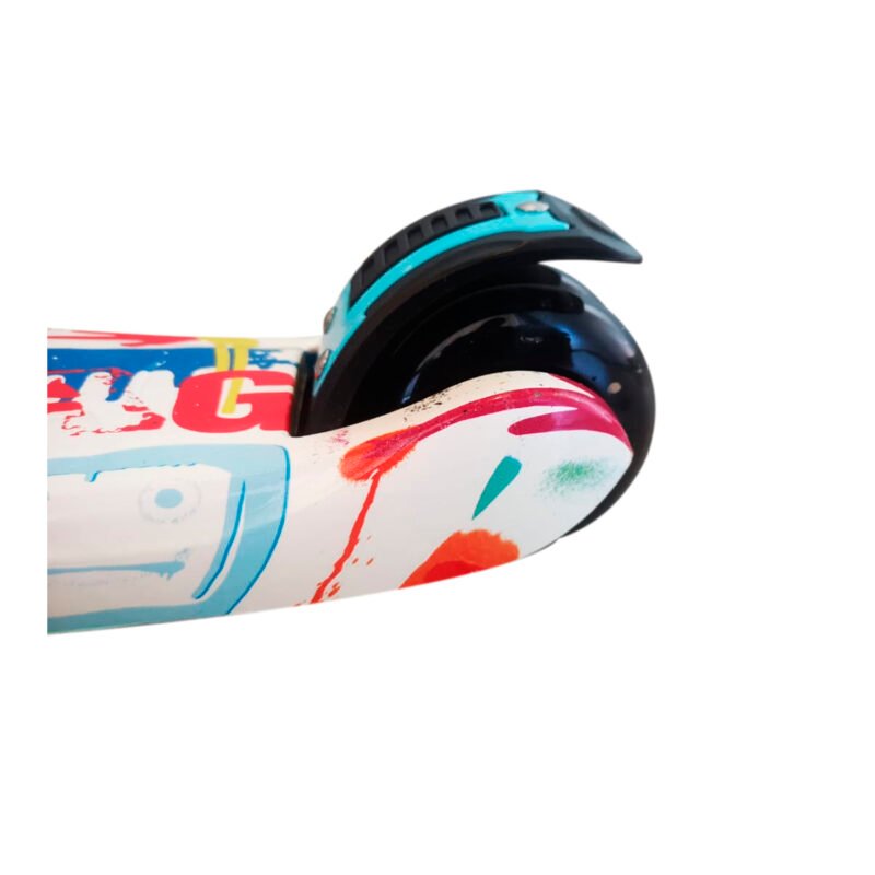 scooter 4 ruedas con luz, diseÑo, manillas de gomas para mejorar agarre — vista 5
