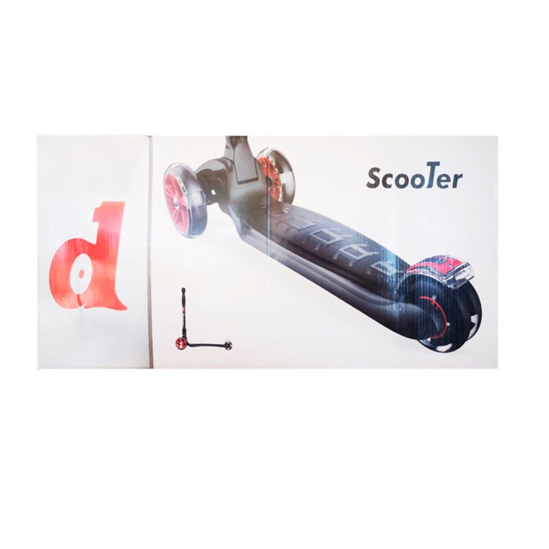 scooter 4 ruedas con luz, diseÑo, manillas de gomas para mejorar agarre — vista 8