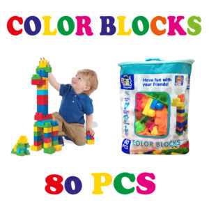 set de bloques armable para niÑos. 80 piezas