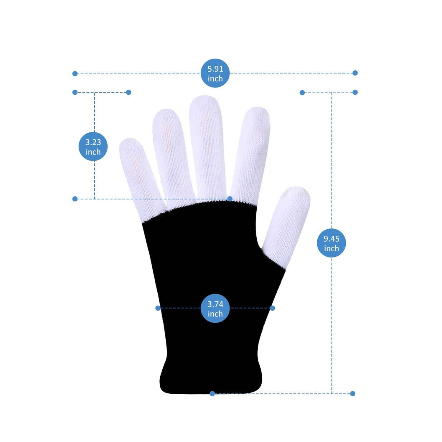 guantes con luces led, facil de limpiar/ calido y extrasuave guantes con luces led, facil de limpiar/ calido y extrasuave