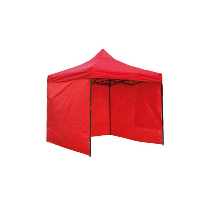 toldo metalico plegable 3x3, facil de armar y desarmar, ideal para jardin, ferias, etc. red