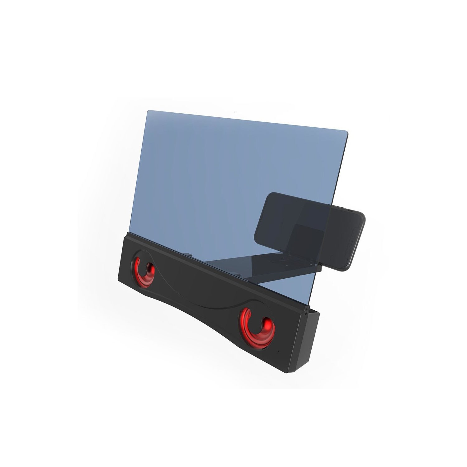 amplificador de pantalla movil con parlantes, conexion inalambrica via bt. amplificador de pantalla movil con parlantes, conexion inalambrica via bt.