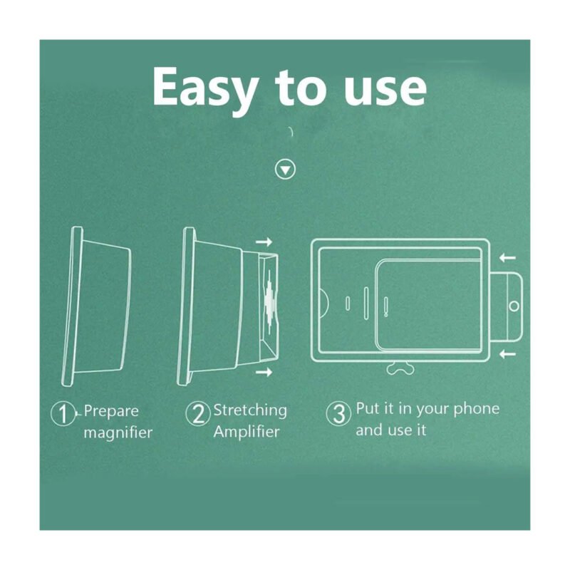 amplificador de pantalla movil, amplia hasta 3 veces/tecnologia optica de alta definicion — vista 8