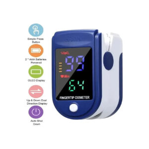 oximetro de pulso, pequeÑo facil de transportar, bajo consumo de energia, 4 direcciones ajustables