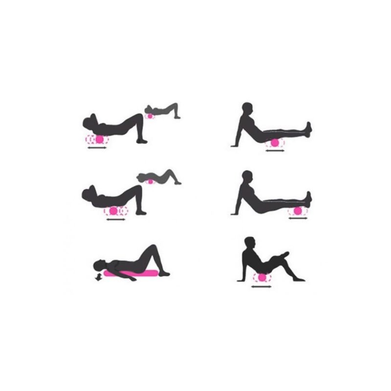 rodillo de elongacion y masajes para yoga 32,5 cm /pilastes/fitness — vista 4