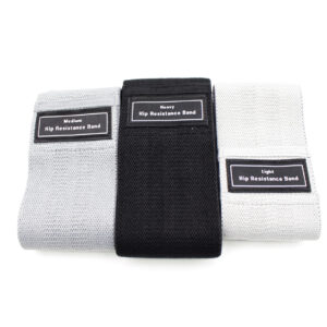 set de banda elÁstica de resistencia 76*8 cm negro/gris