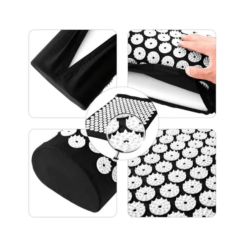 kit manta + cojin acupuntura acupresion masaje yoga pilates — vista 2