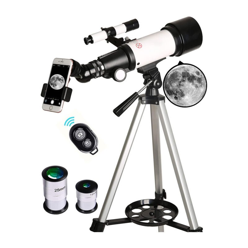 telescopio astronomico portatil y potente 16x 120x