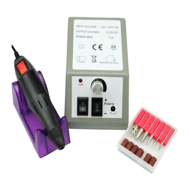 maquina torno uÑas manicure pedicure pulidor con potenciador