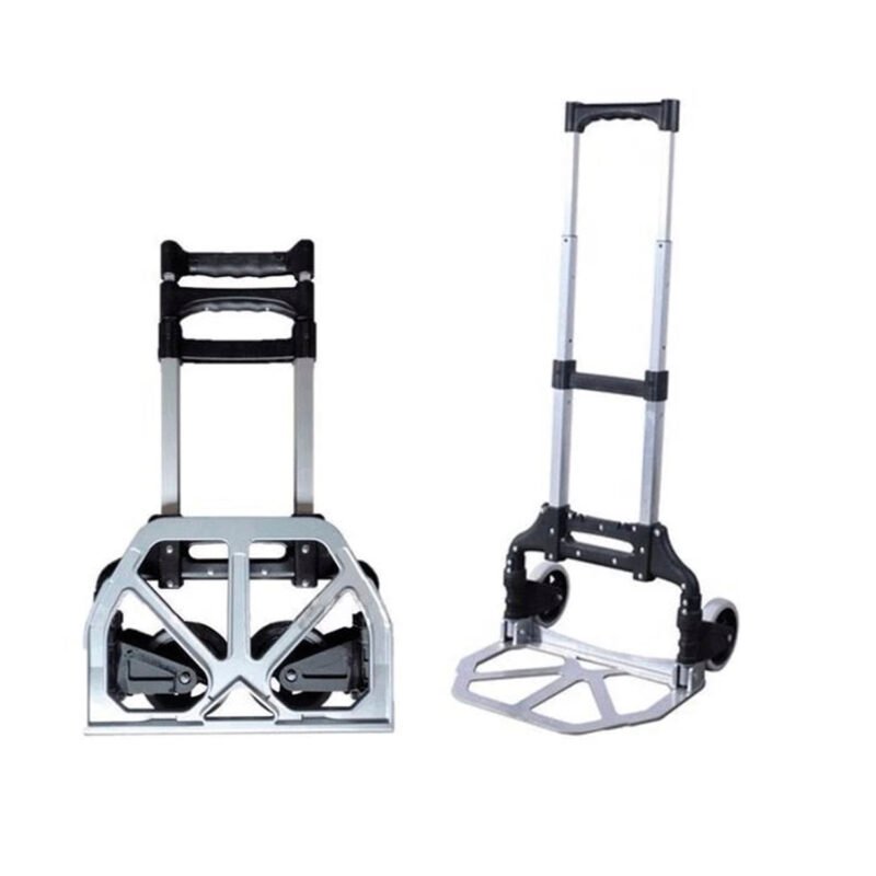 carro yegua portatil plegable arrastre 70kg, facil de panejar, perfecto para cargas ligeras — vista 2