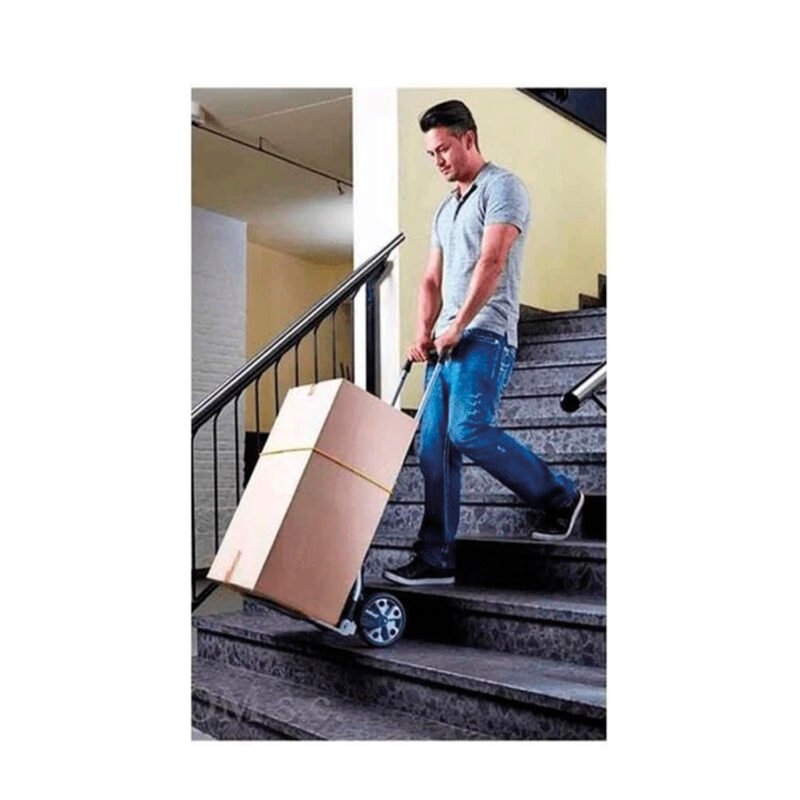 carro yegua portatil plegable arrastre 70kg, facil de panejar, perfecto para cargas ligeras — vista 3