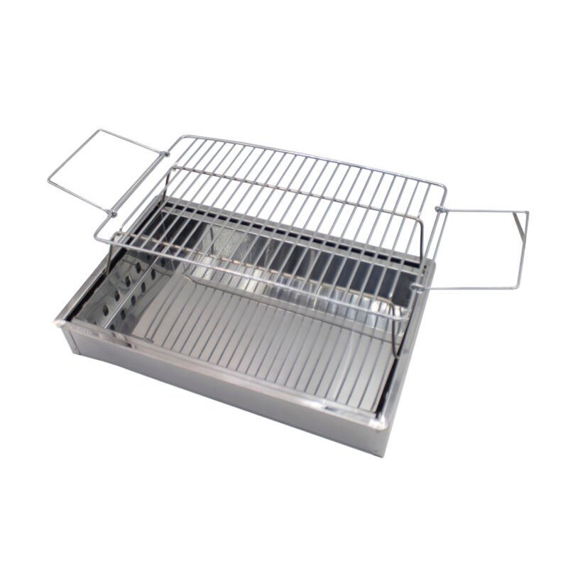 parrilla portatil plegable, con cerradura de seguridad y manilla, black — vista 3
