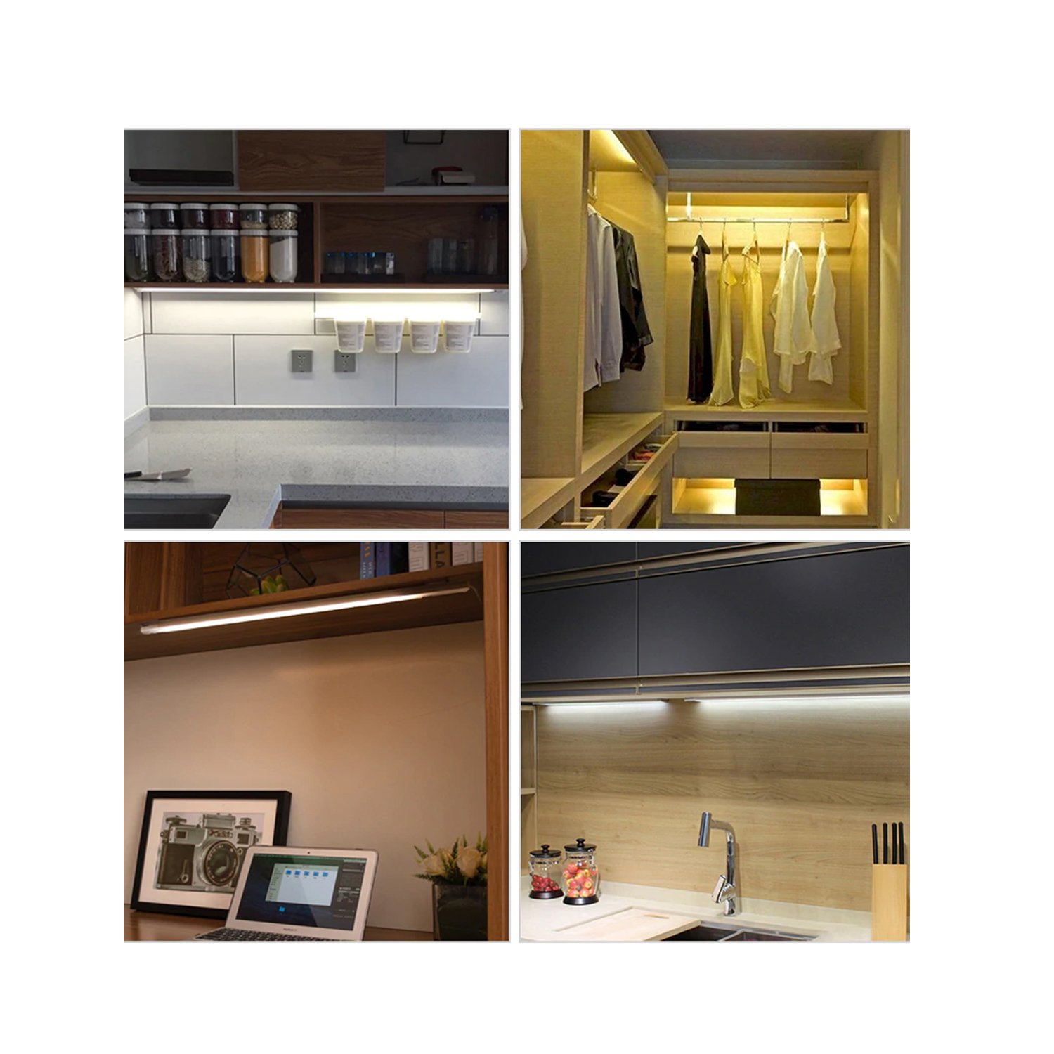 lampara led usb de 40 cm con sensor, ligero y facil de instalar, color de iluminacion calida lampara led usb de 40 cm con sensor, ligero y facil de instalar, color de iluminacion calida