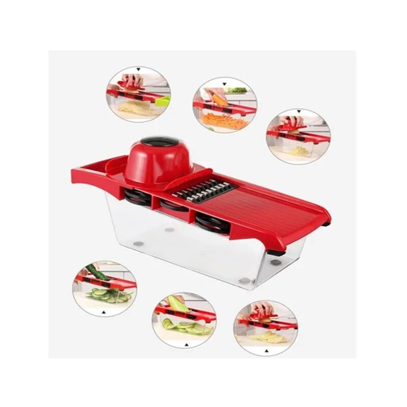 cortadora de verduras 10 en 1 mandolina+6 repuestos + pelador — vista 5