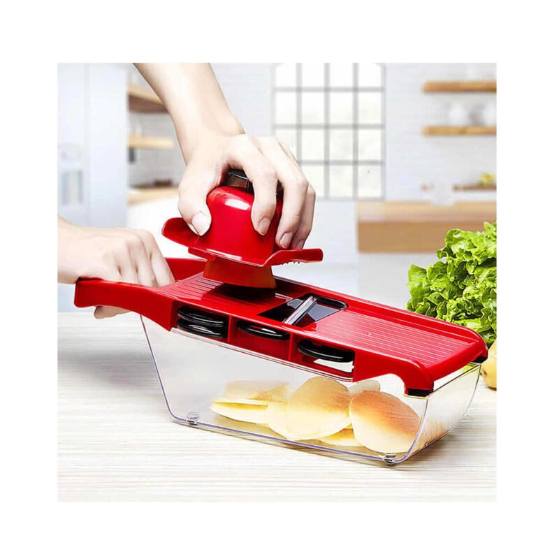 cortadora de verduras 10 en 1 mandolina+6 repuestos + pelador — vista 6