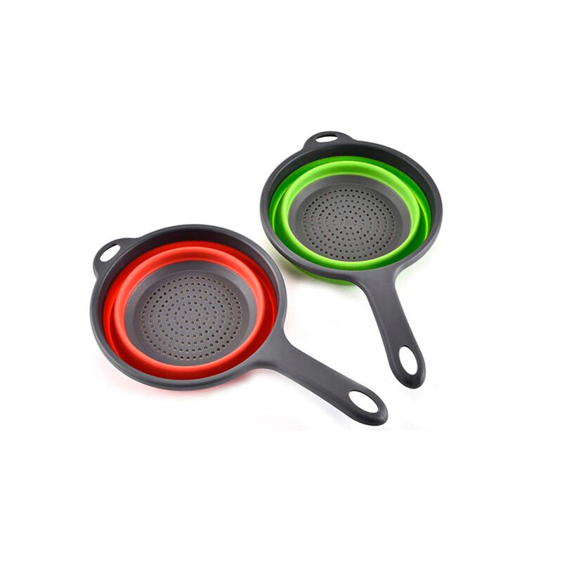 colador escurridor plegable silicona redondo 19cm — vista 3