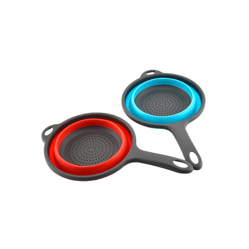 colador escurridor plegable silicona redondo 19cm — vista 4