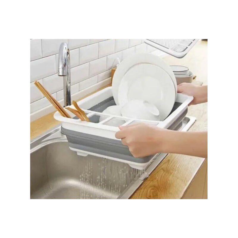 escurridor secador platos organizador plegable lavaloza — vista 2