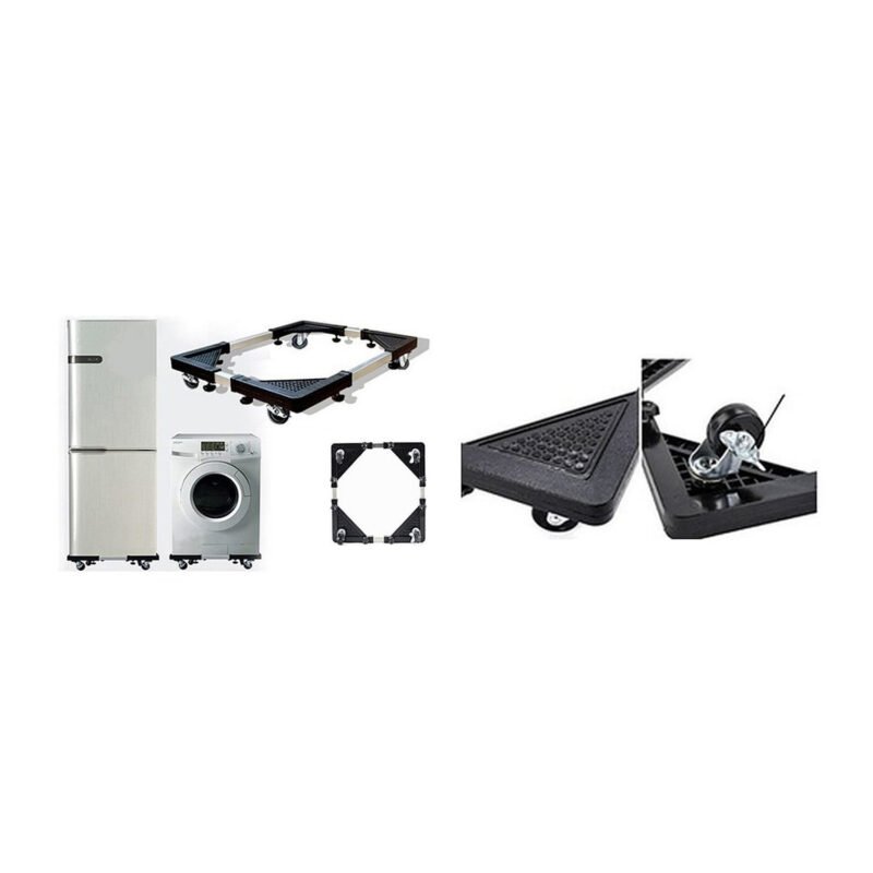 base ajustable multiuso ruedas cocina lavadora refrigerador — vista 4