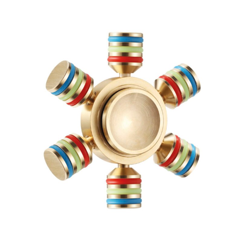 spinner metalico con 6 puntas, anti estres — vista 4