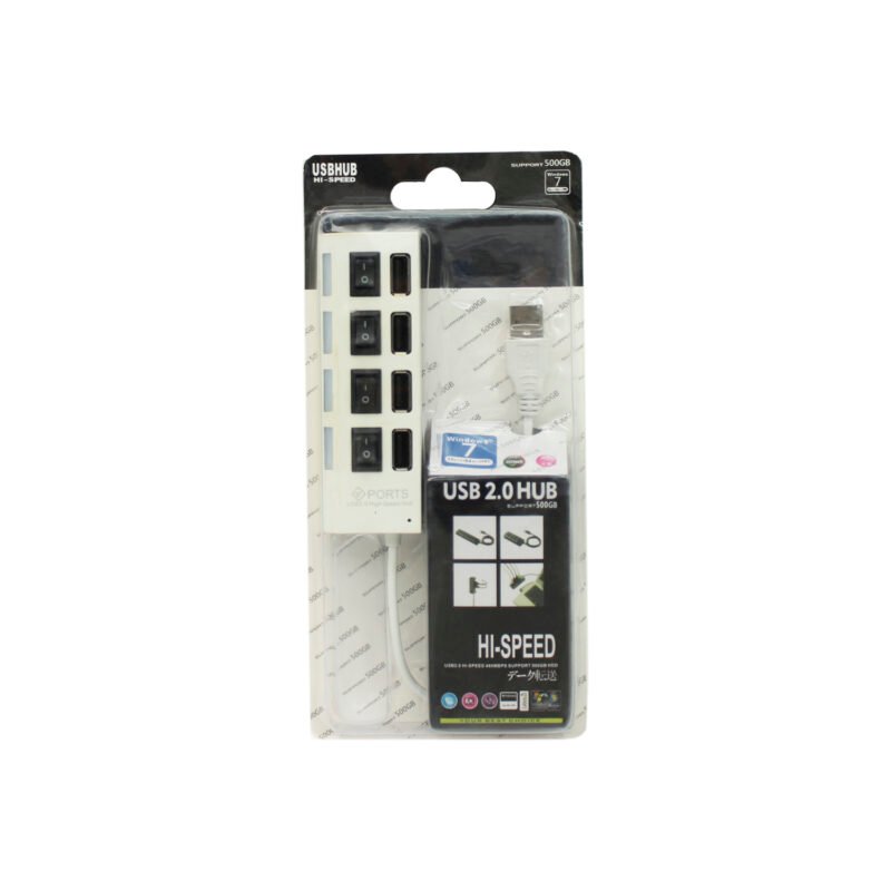 hub 4 puertos usb 2.0 — vista 2