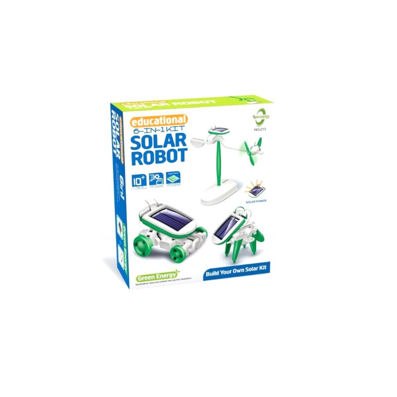 kit juguete solar 6 en 1, para niÑos sobre los 6 aÑos, aprendizaje de ciencia en energia solar — vista 6