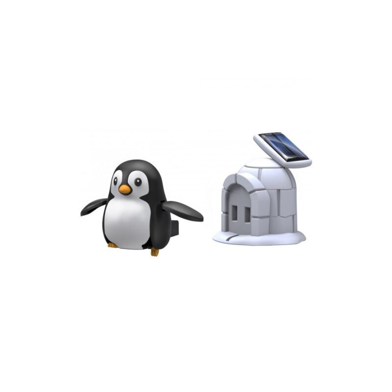 juguete robot solar vida de pingÜino, material abs