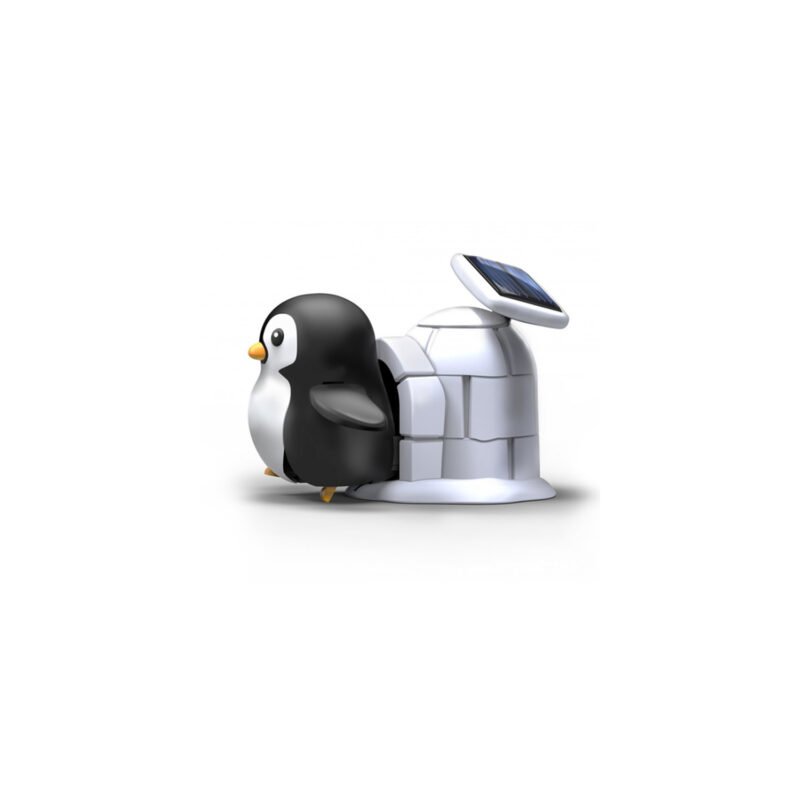juguete robot solar vida de pingÜino, material abs — vista 2