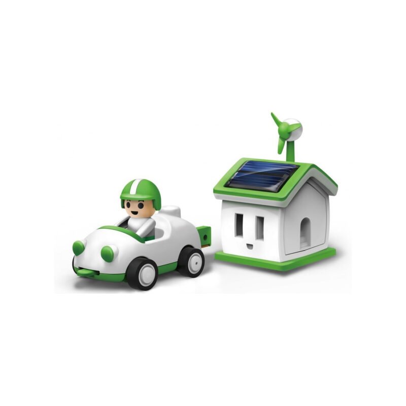 juguete robot solar vida, recomendado para niÑos mayores de 8 aÑos green