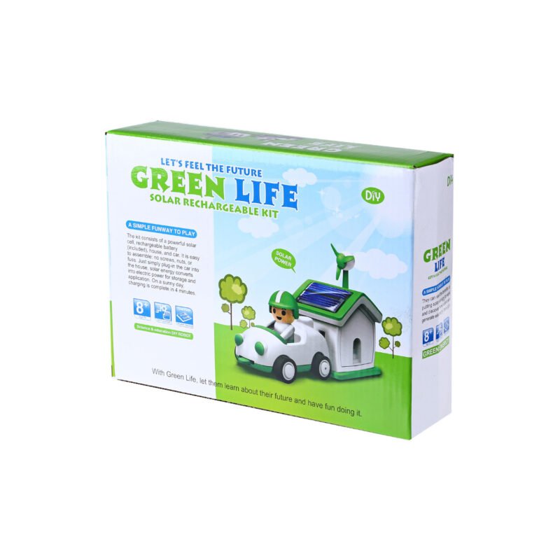 juguete robot solar vida, recomendado para niÑos mayores de 8 aÑos green — vista 4
