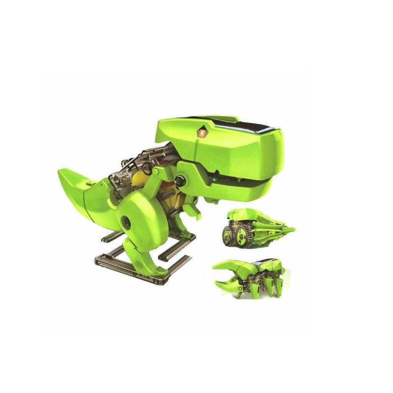 juguete robot solar dinosaurio — vista 4
