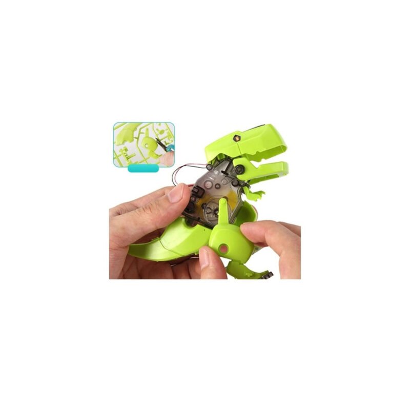 juguete robot solar dinosaurio — vista 2
