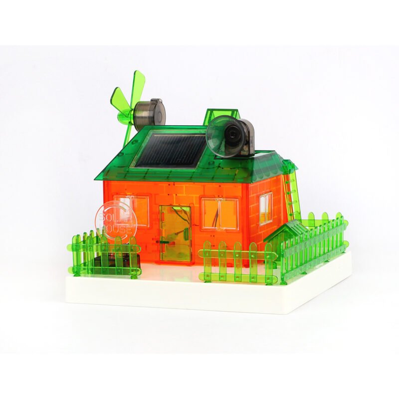 juguete robot solar casa con molino, abs no toxico/+8 aÑos — vista 4