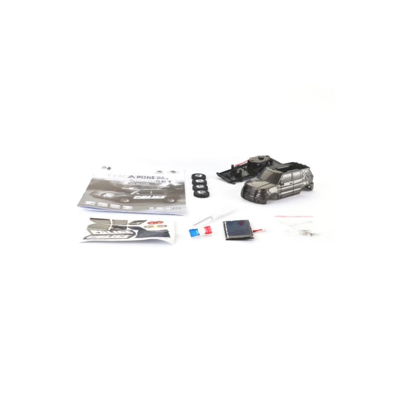juguete solar auto policial — vista 2