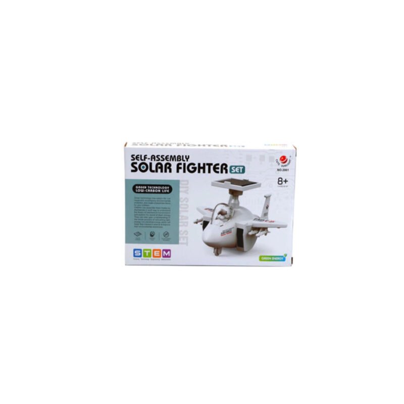 juguete robot solar avion de combate/+8aÑos / armable — vista 5